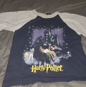 Vintage 2001 harry potter tshirt raglan large
